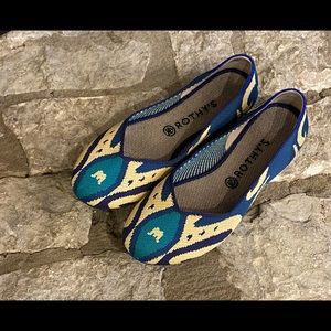 Rothy’s Moroccan teal flats